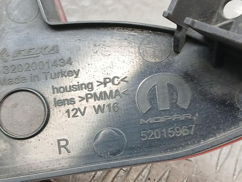 Piloto Trasero Derecho Paragolpes para Fiat Tipo Ii (357) Fam
