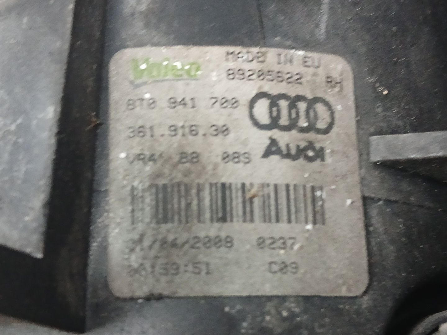 Faro Antiniebla Derecho para Audi A5 (8T3)
