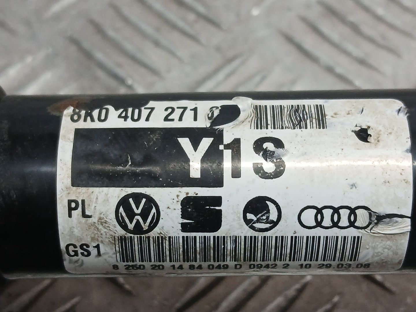 Transmision Delantera Derecha para Audi A5 (8T3)