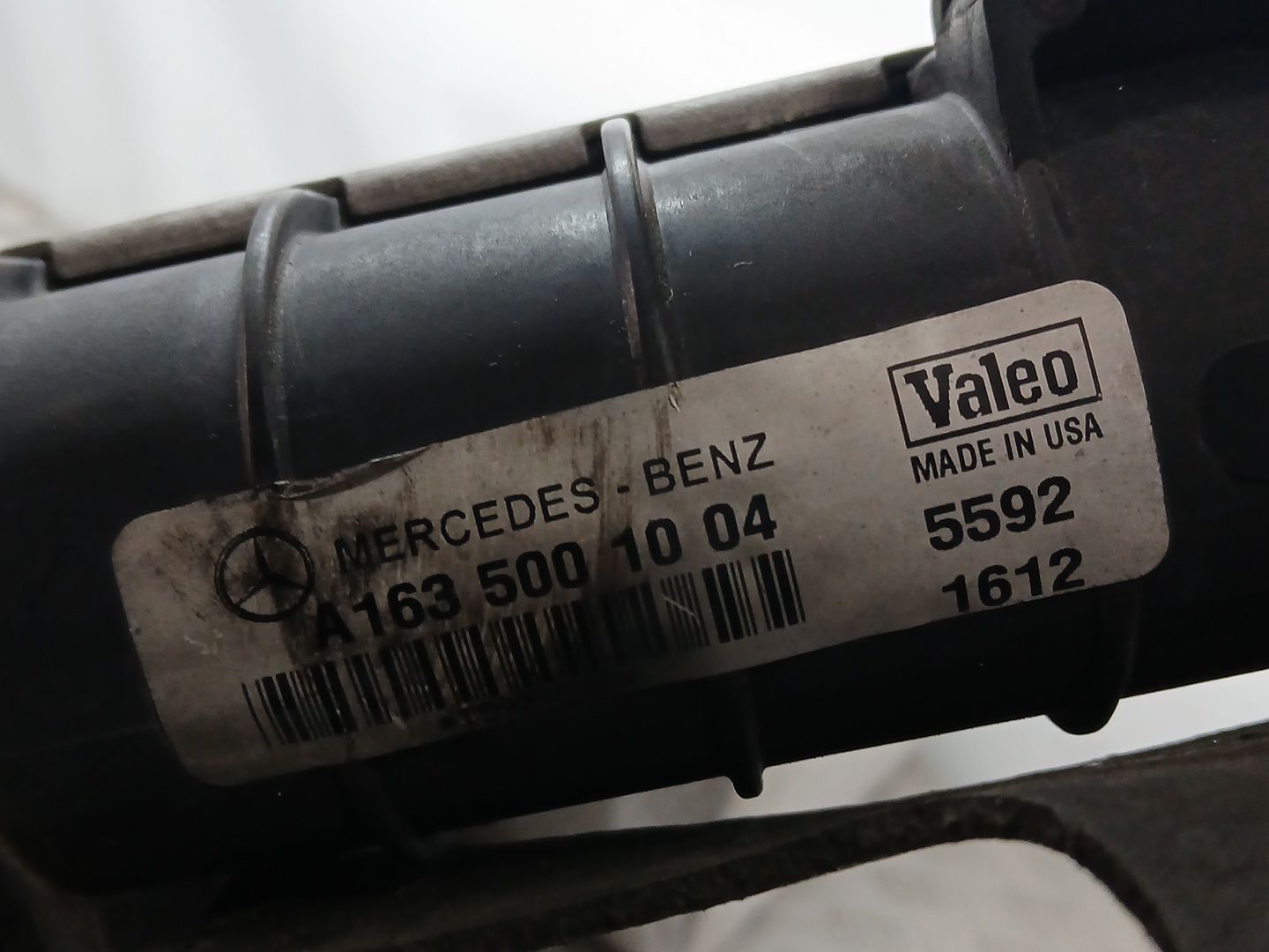 Radiador Agua para Mercedes-Benz Clase M (W163)