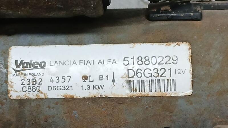 Motor Arranque para Fiat Doblo Autobús (263_)