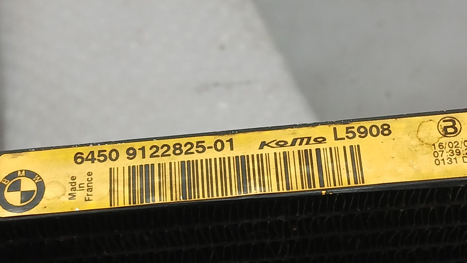 Condensador / Radiador Aire Acondicionado para Bmw 6 (E63)