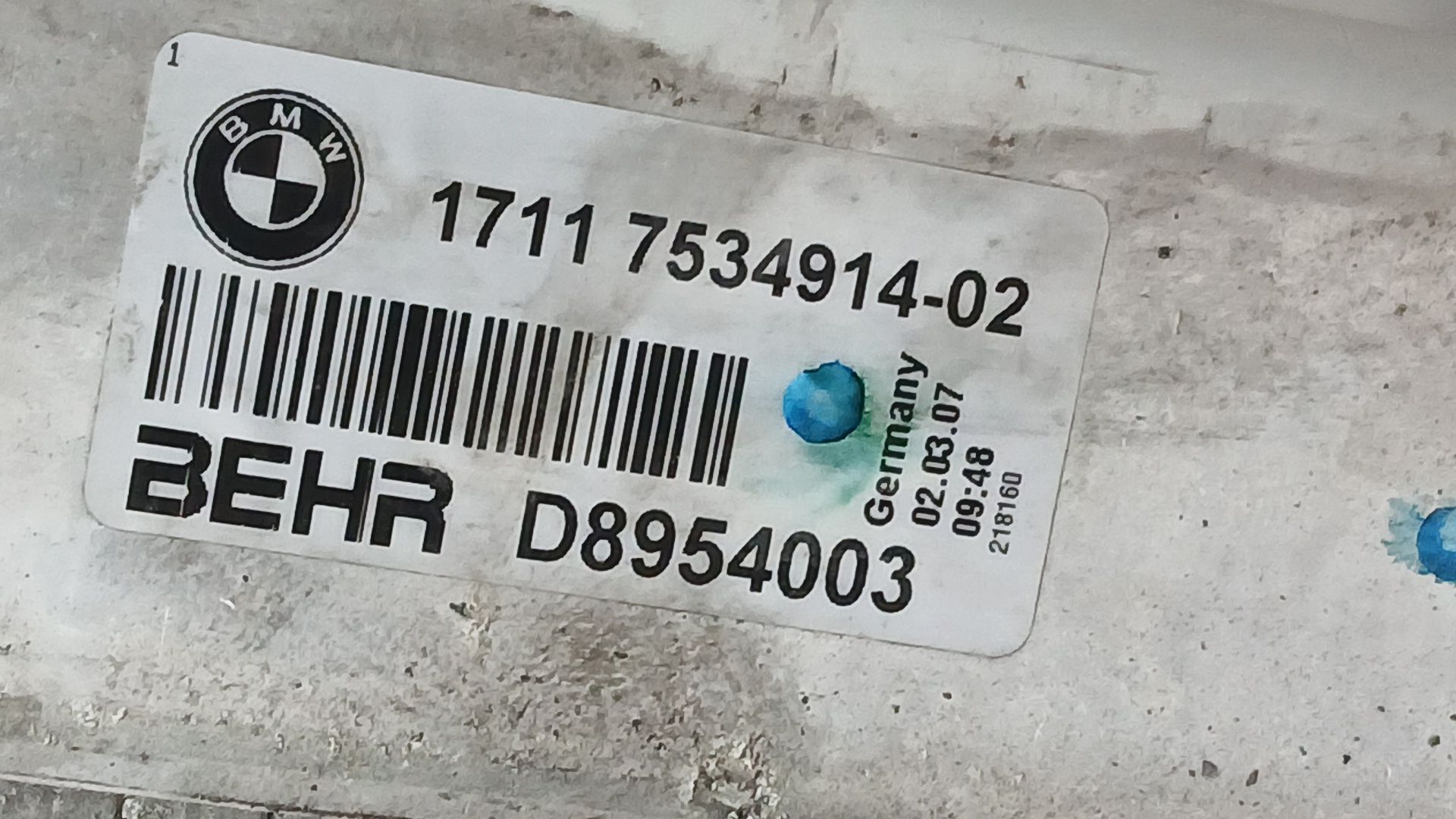 Radiador Agua para Bmw 6 (E63)
