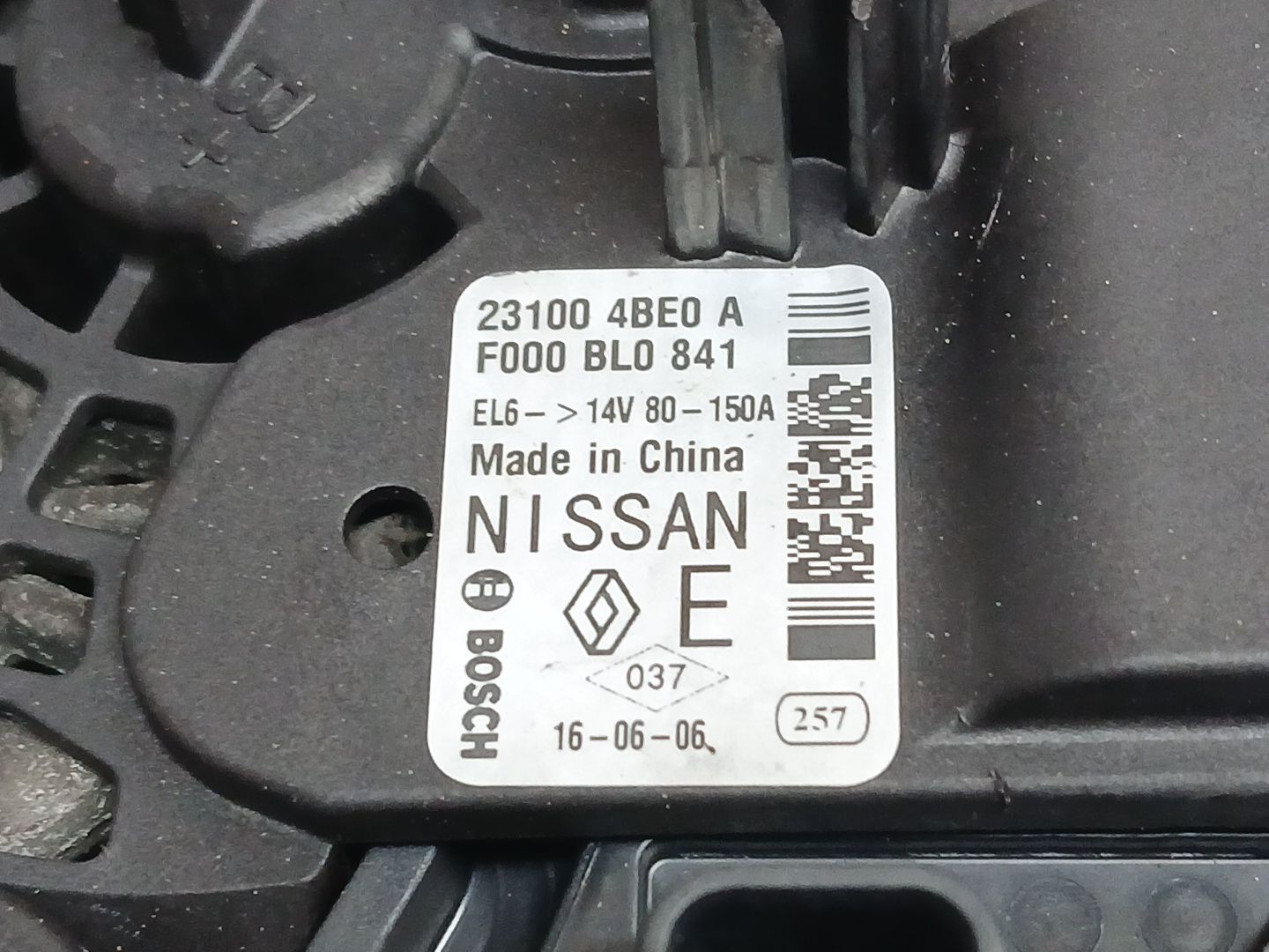Alternador para Nissan X-Trail Iii (T32_, T32R, T32Rr)