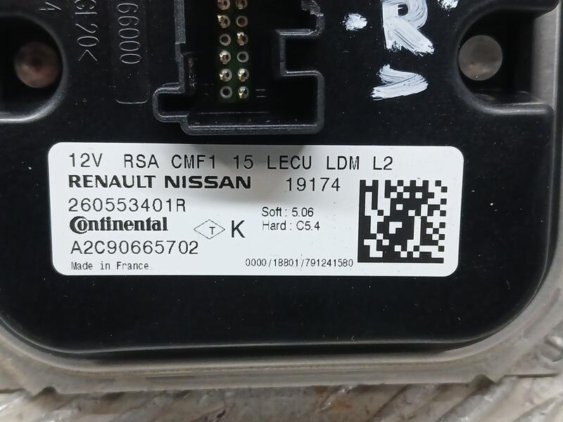 Centralita Faro para Renault Captur