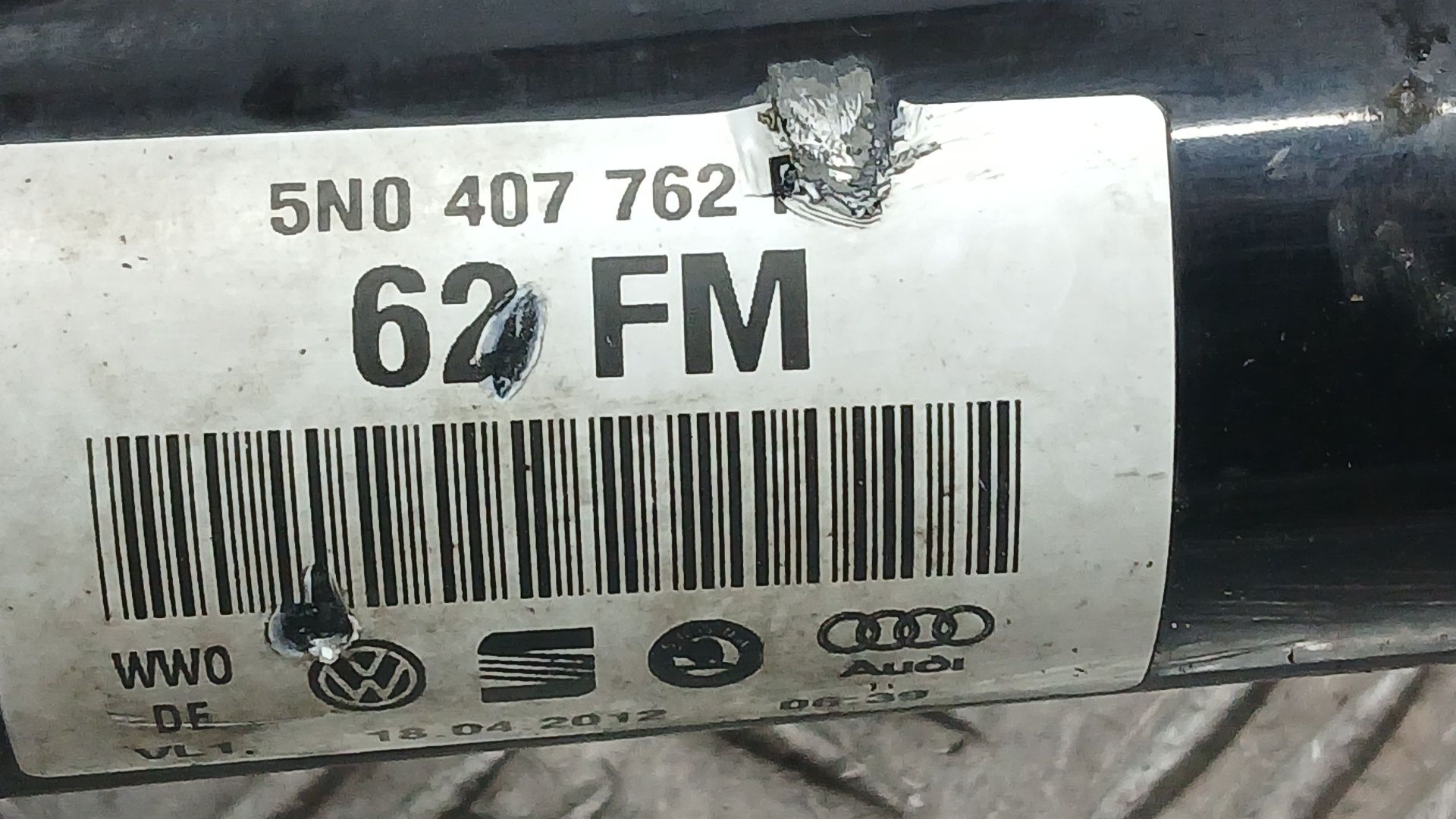 Transmision Delantera Derecha para Audi Q3 (8Ub, 8Ug)