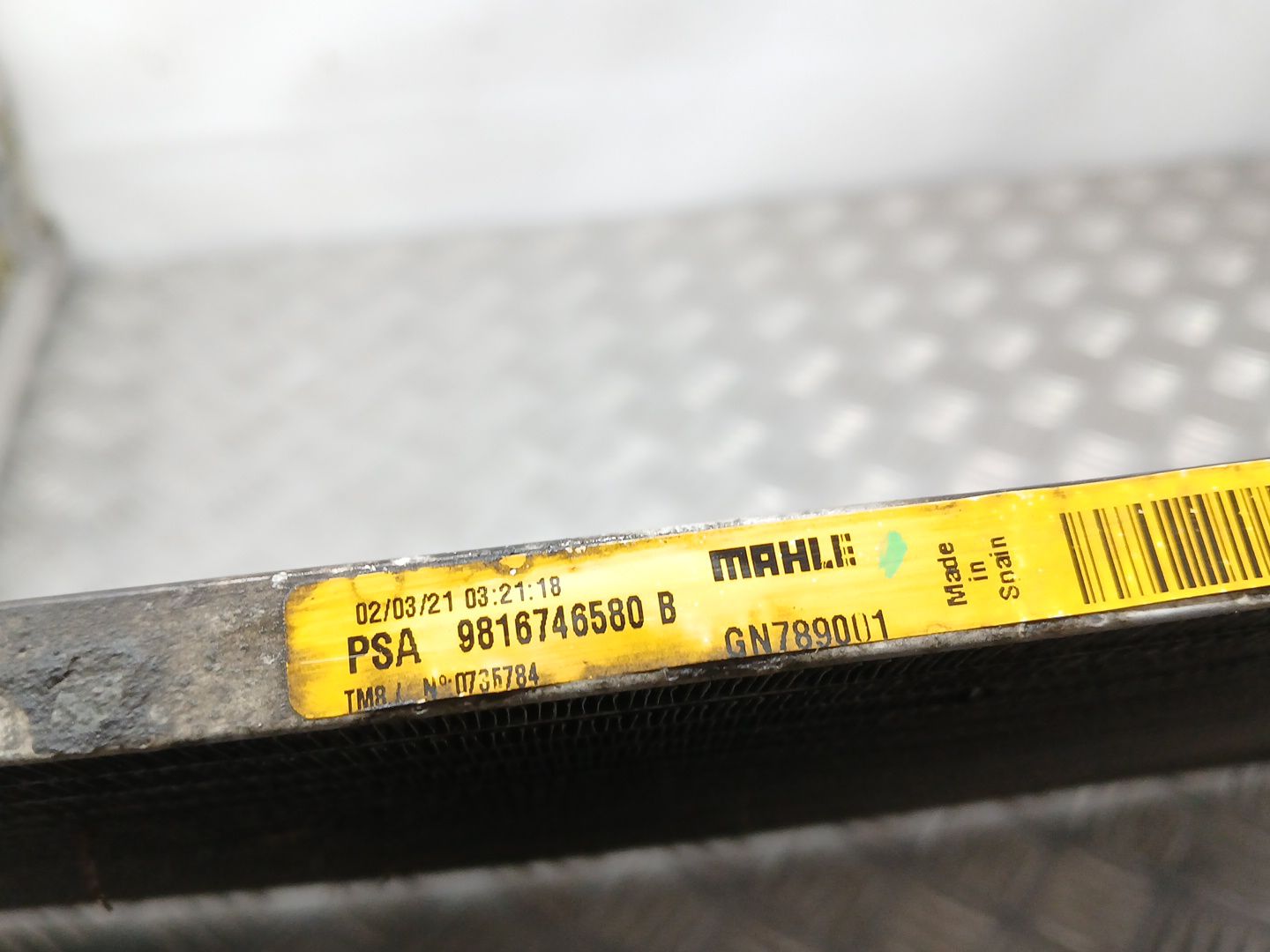 Condensador / Radiador Aire Acondicionado para Peugeot Partner Furgoneta/Monovolumen (K9)