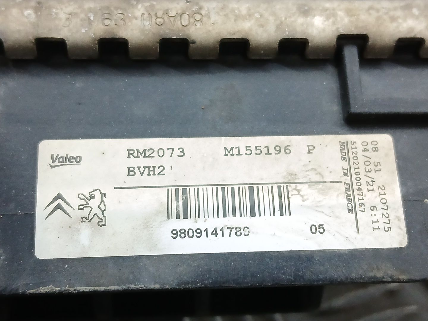 Radiador Agua para Peugeot Partner Furgoneta/Monovolumen (K9)