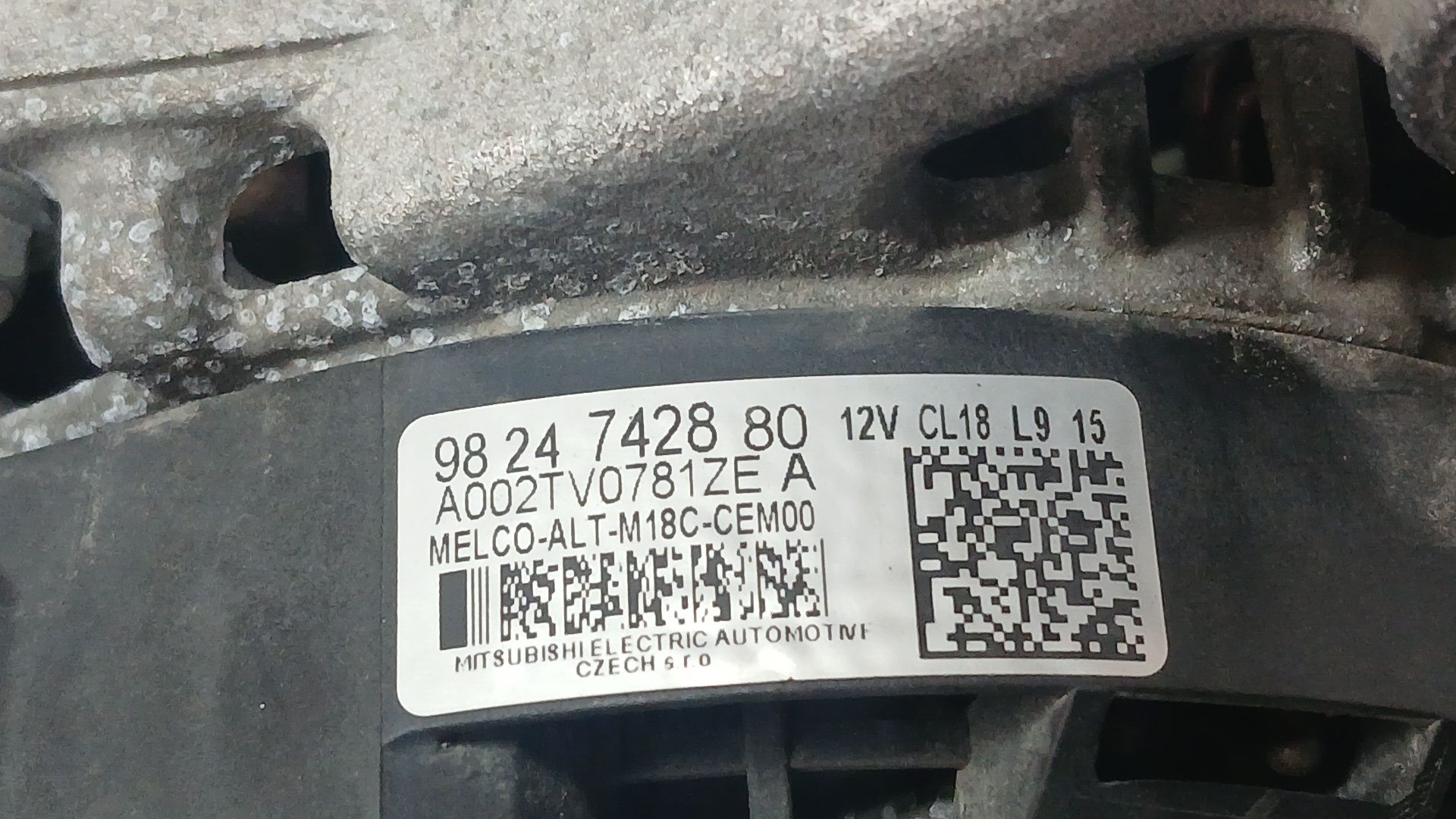 Alternador para Peugeot Partner Furgoneta/Monovolumen (K9)