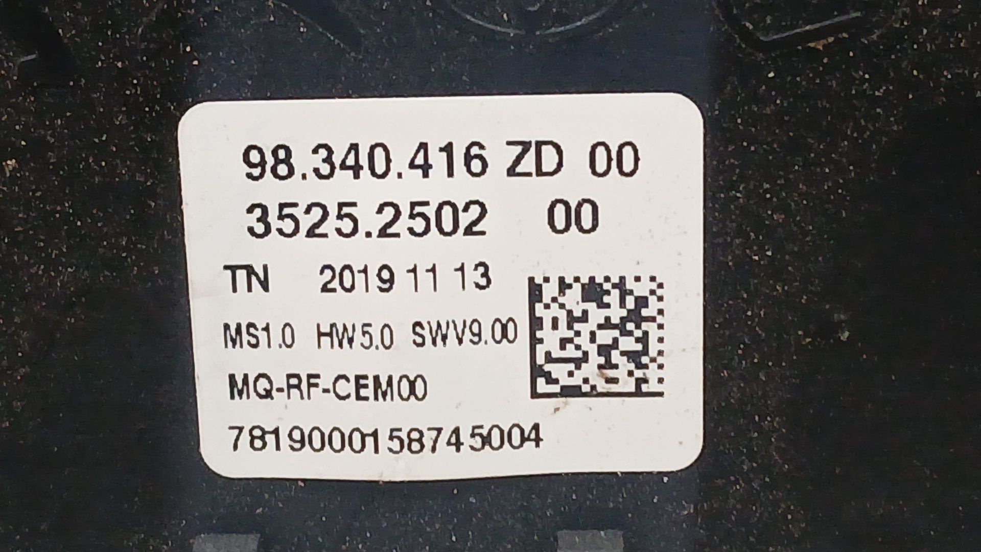 Mando Calefaccion / Aire Acondicionado para Peugeot Partner Furgoneta/Monovolumen (K9)