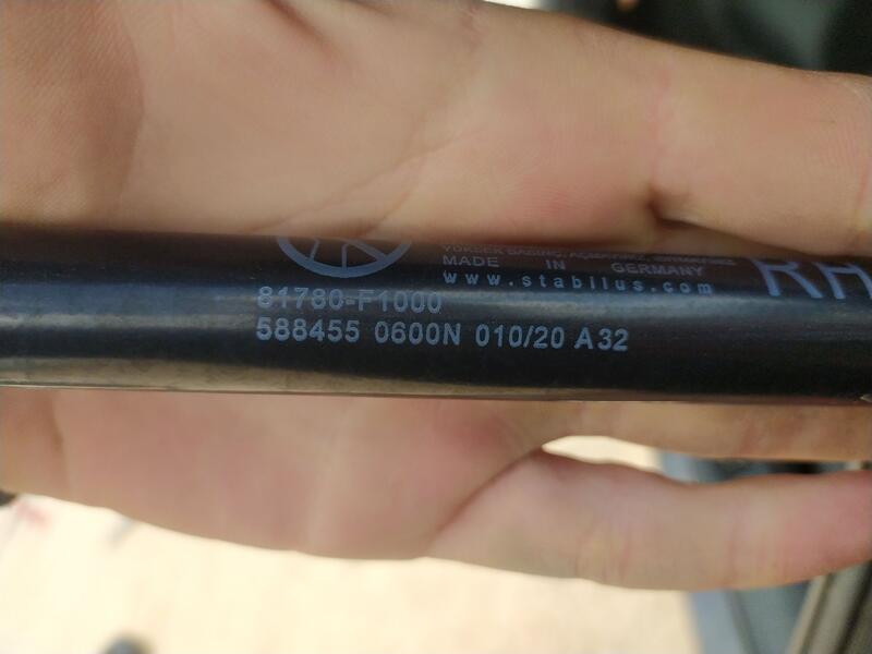 Amortiguadores Maletero / Porton para Kia Sportage Iv (Ql, Qle)