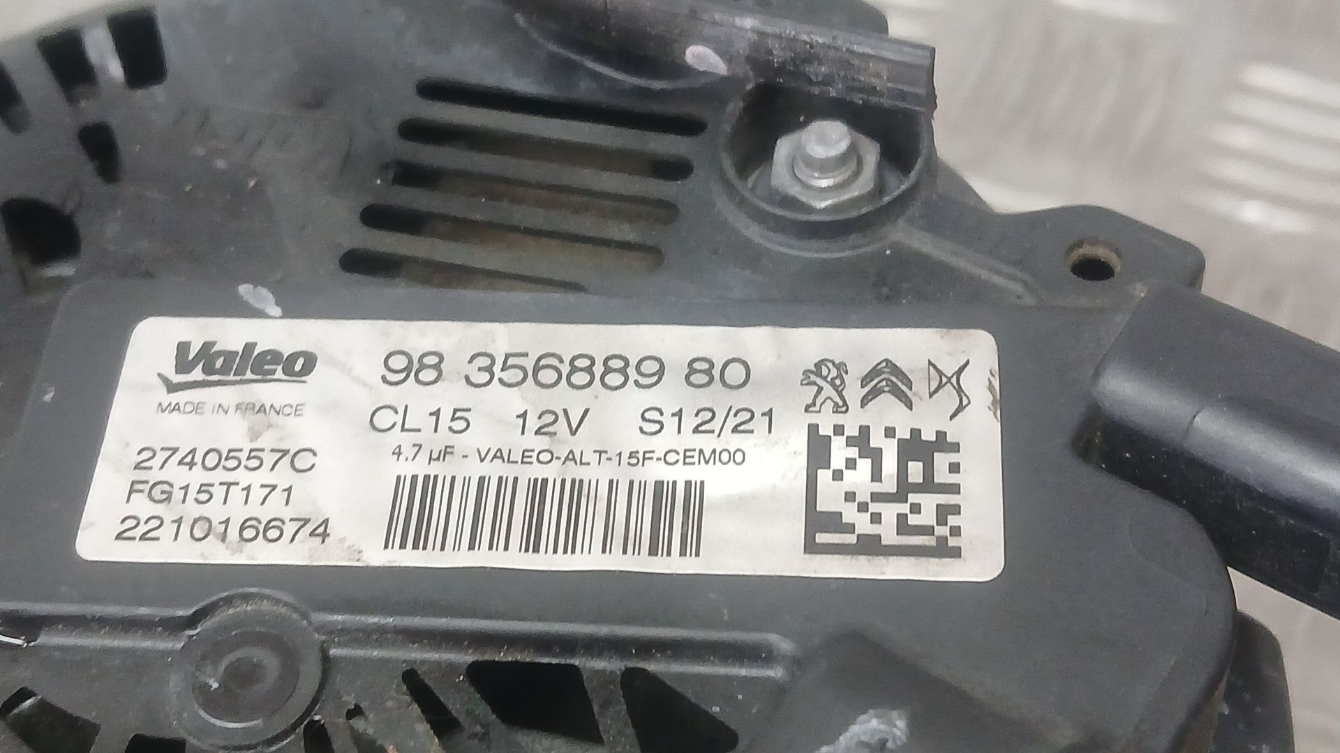 Alternador para Peugeot 2008 Ii (Ud_, Us_, Uy_, Uj_, Ur_, Uc_)