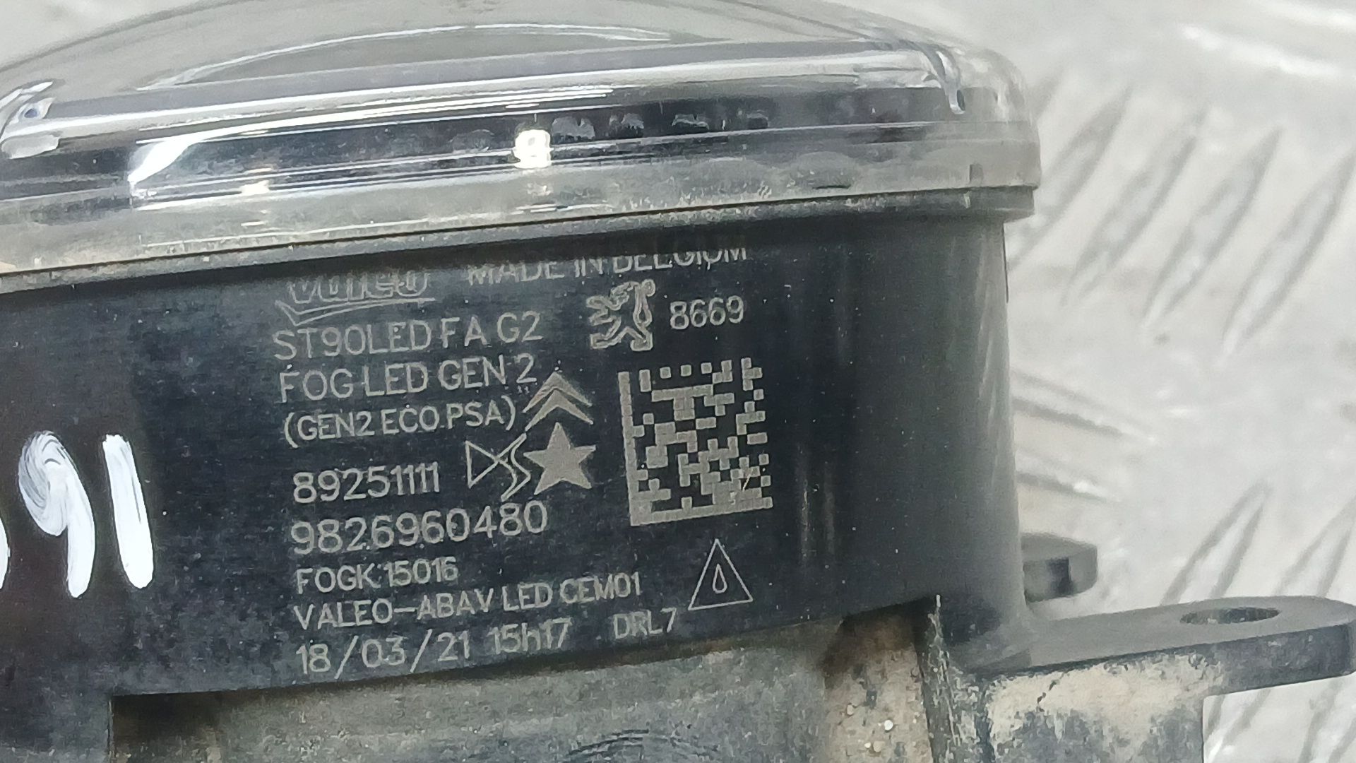 Faro Antiniebla Derecho para Peugeot 2008 Ii (Ud_, Us_, Uy_, Uj_, Ur_, Uc_)