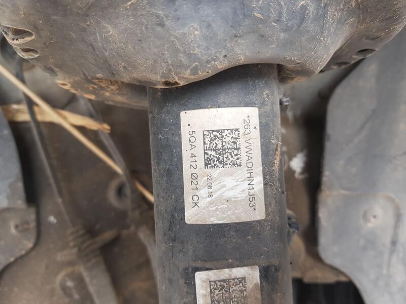 Amortiguador Delantero Derecho para Volkswagen Touran (5T1)