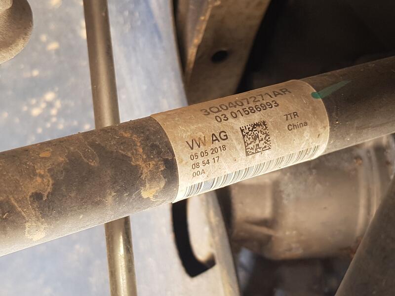 Transmision Delantera Izquierda para Volkswagen Touran (5T1)