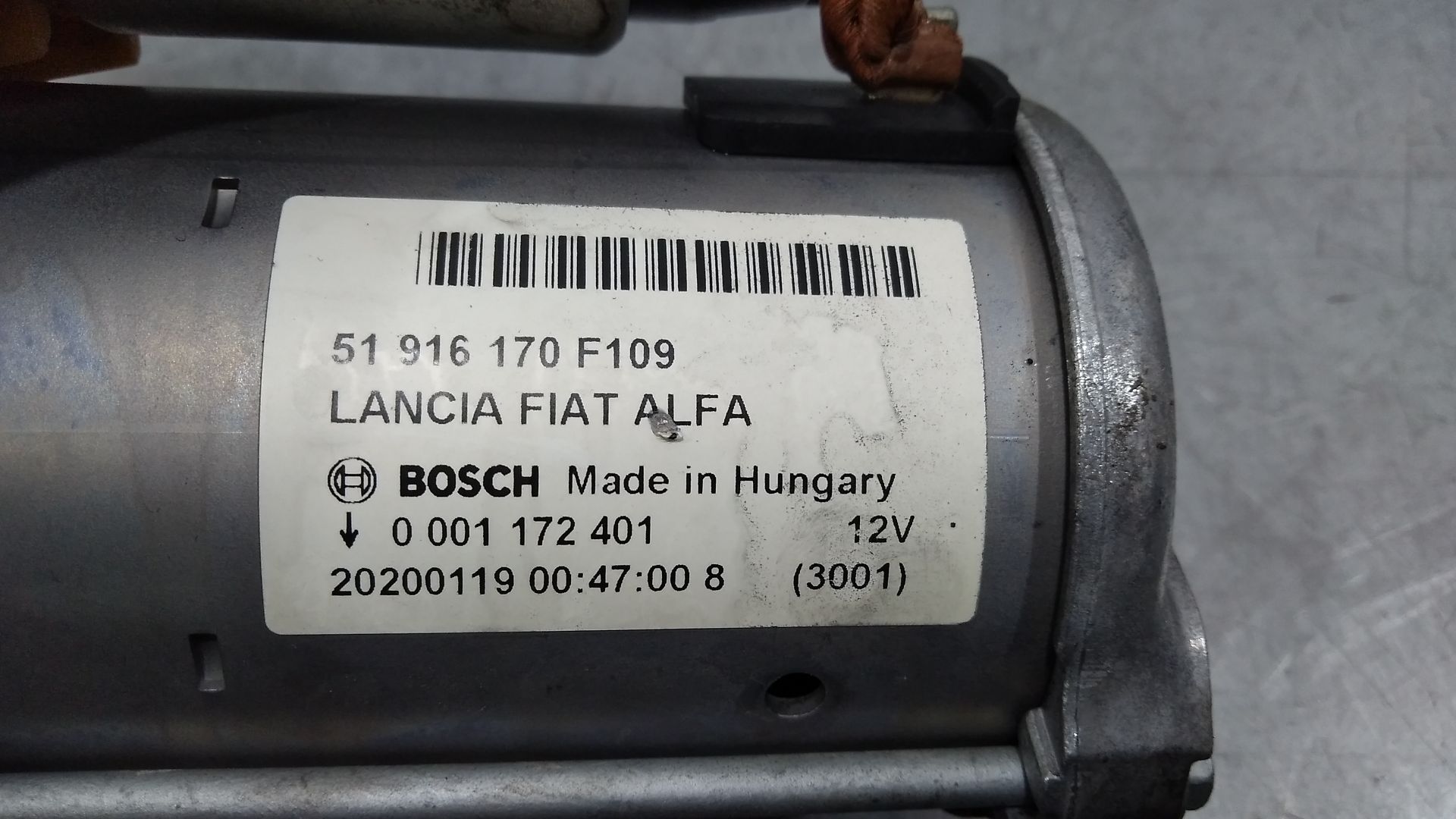 Motor Arranque para Fiat Doblo Cargo (263_)