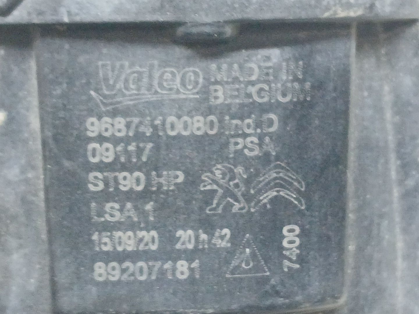 Faro Antiniebla Izquierdo para Peugeot 308 Ii (Lb_, Lp_, Lw_, Lh_, L3_)