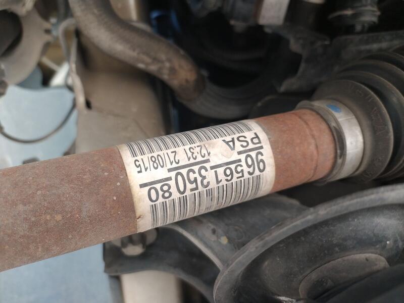 Transmision Delantera Derecha para Peugeot 208 I (Ca_, Cc_)