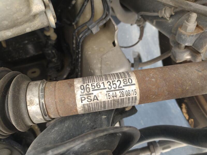 Transmision Delantera Izquierda para Peugeot 208 I (Ca_, Cc_)