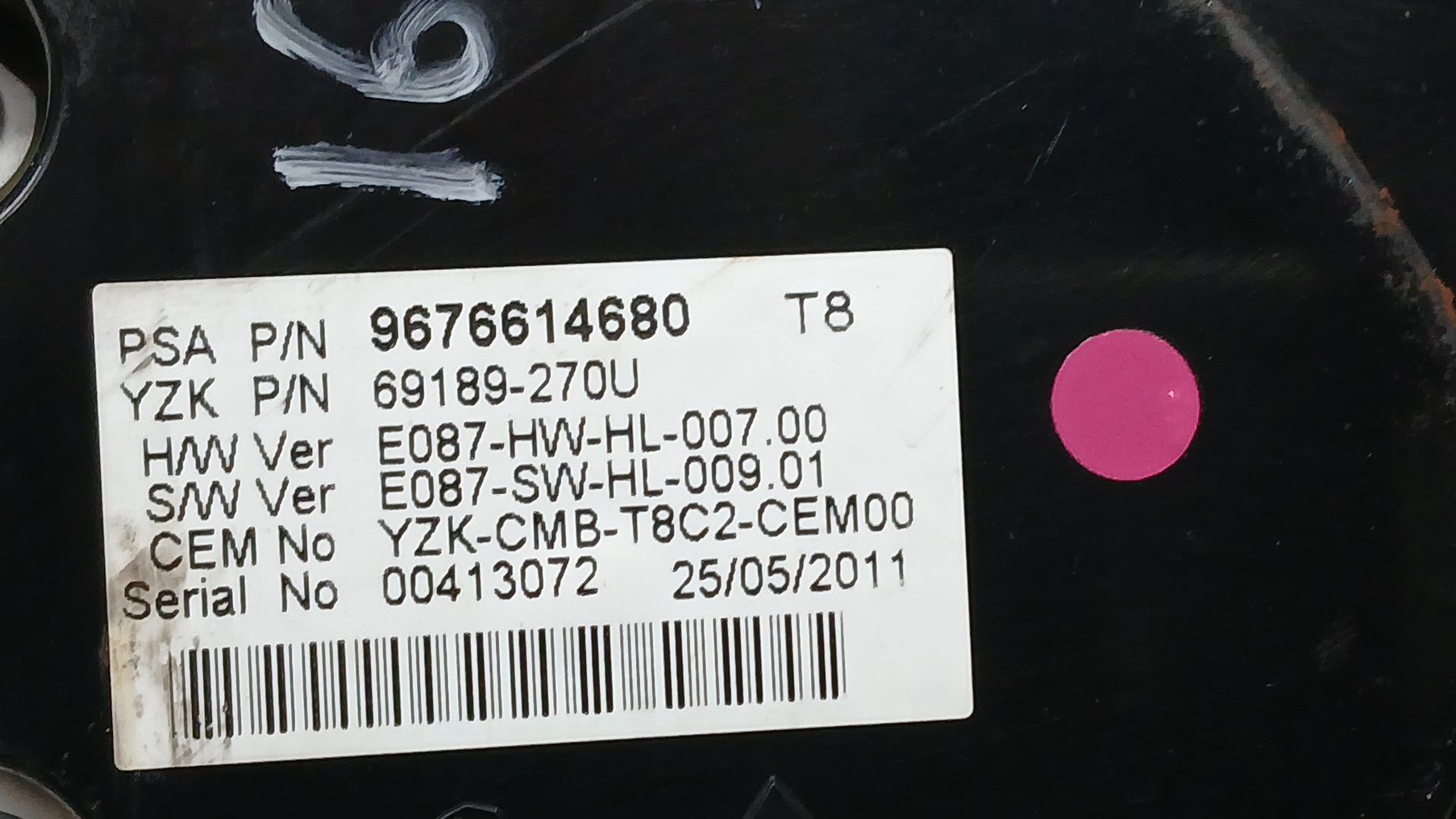 Cuadro Instrumentos para Peugeot 5008 (0U_, 0E_)