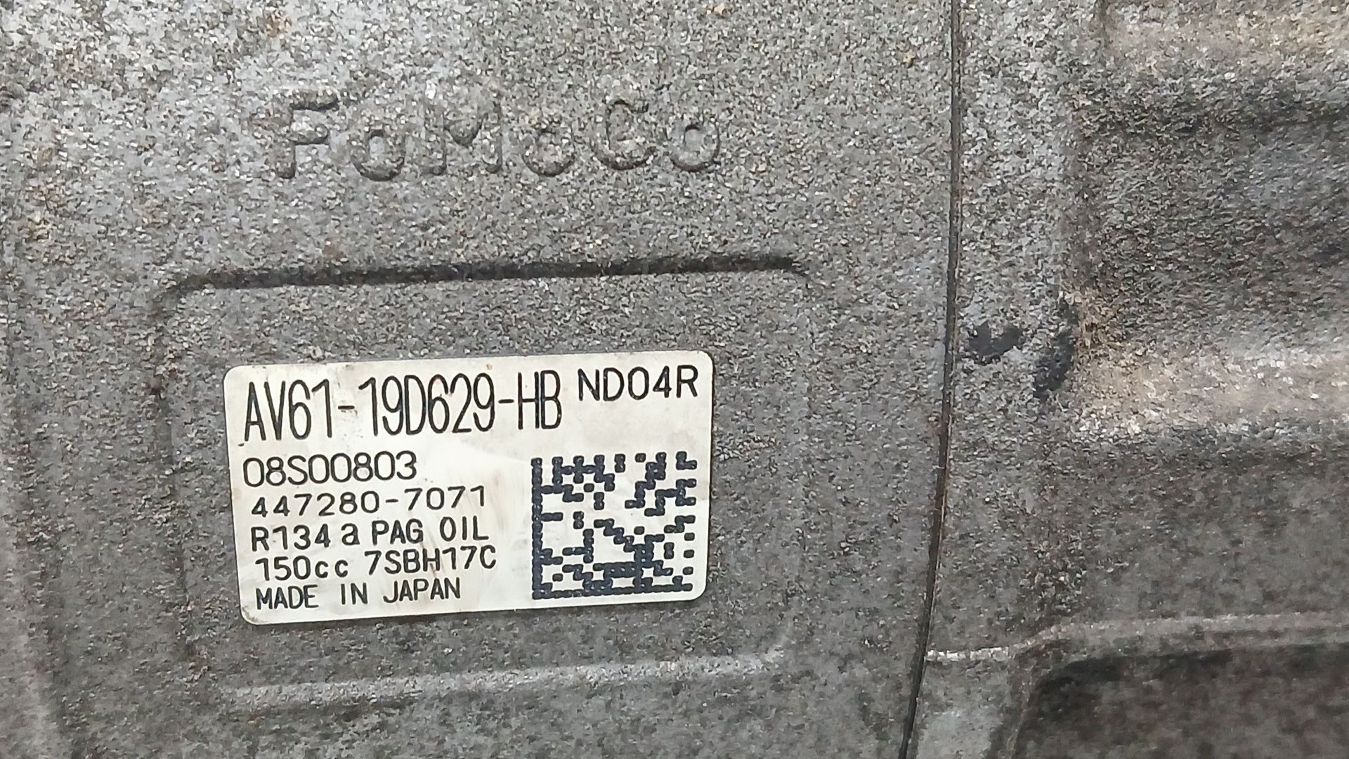 Compresor Aire Acondicionado para Ford Transit Connect Monospace