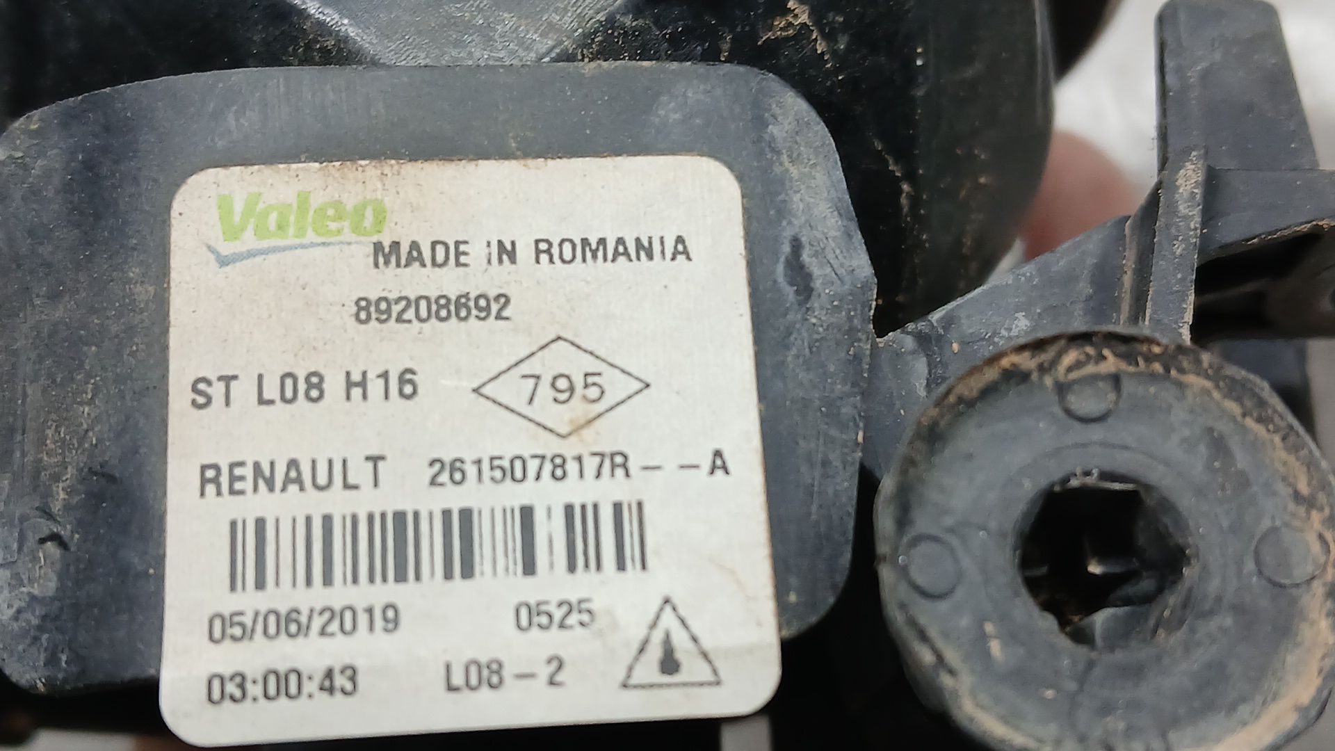 Faro Antiniebla Derecho para Dacia Dokker Furgoneta/Monovolumen