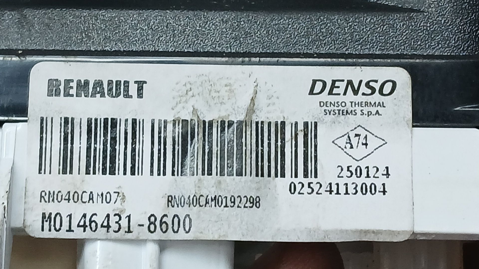 Mando Calefaccion / Aire Acondicionado para Renault Express Furgoneta/Monovolumen