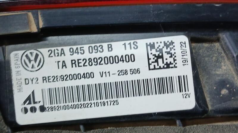 Piloto Trasero Izquierdo Interior para Volkswagen T-Roc (A11, D11)