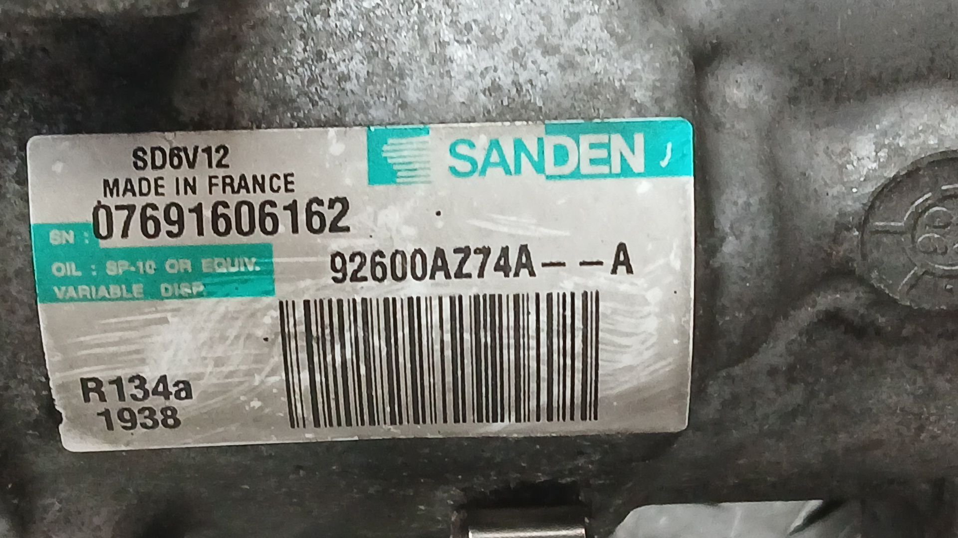 Compresor Aire Acondicionado para Nissan Nv200 Furgoneta