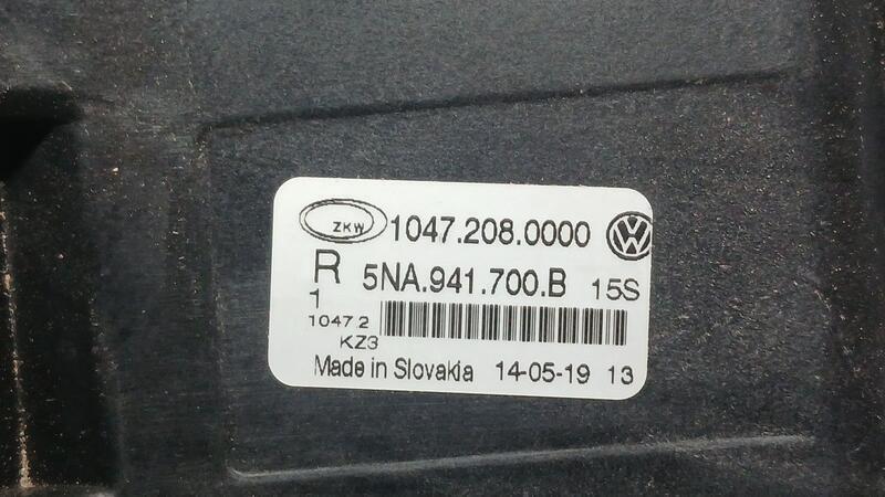 Faro Antiniebla Derecho para Volkswagen T-Roc (A11, D11)