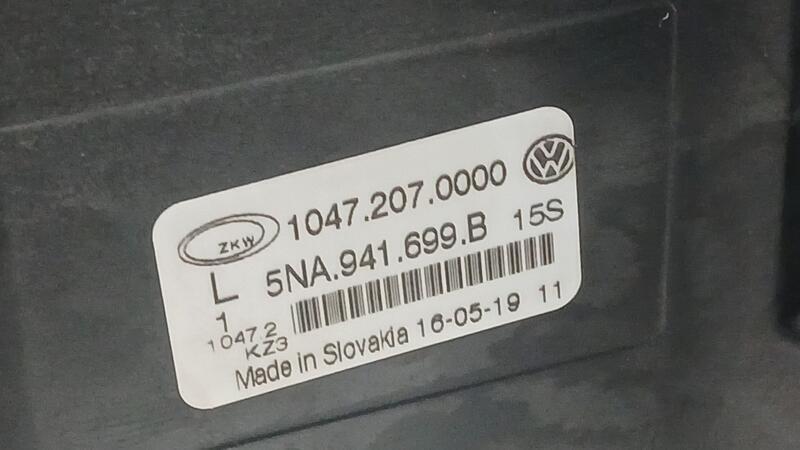 Faro Antiniebla Izquierdo para Volkswagen T-Roc (A11, D11)