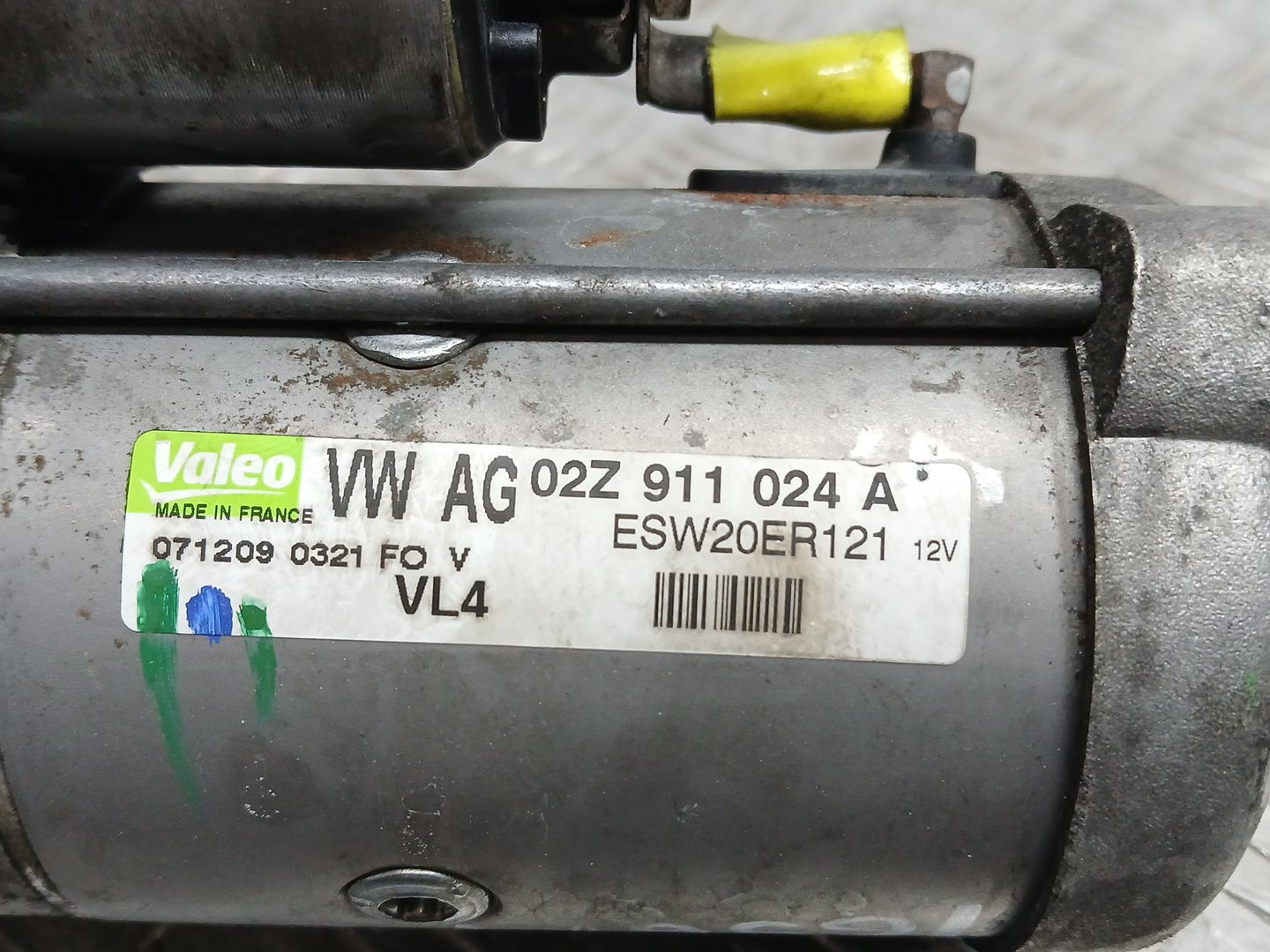 Motor Arranque para Audi A3 (8P1)
