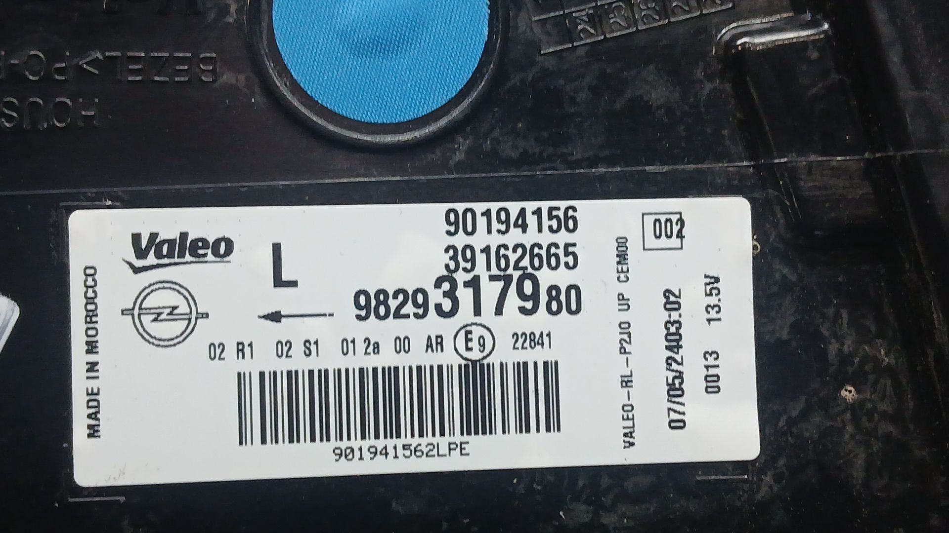 Piloto Trasero Izquierdo Exterior para Opel Corsa F (P2Jo)