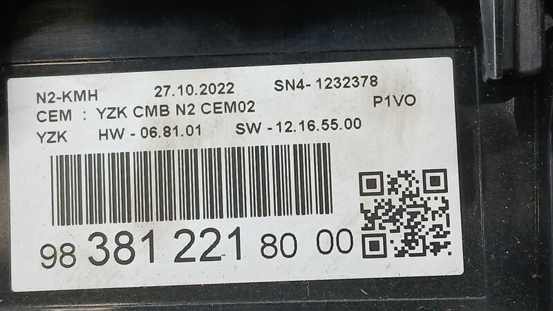 Cuadro Instrumentos para Opel Combo Furgoneta/Monovolumen (K9)