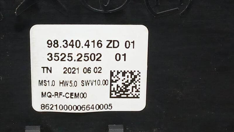 Mando Climatizador para Opel Combo Furgoneta/Monovolumen (K9)