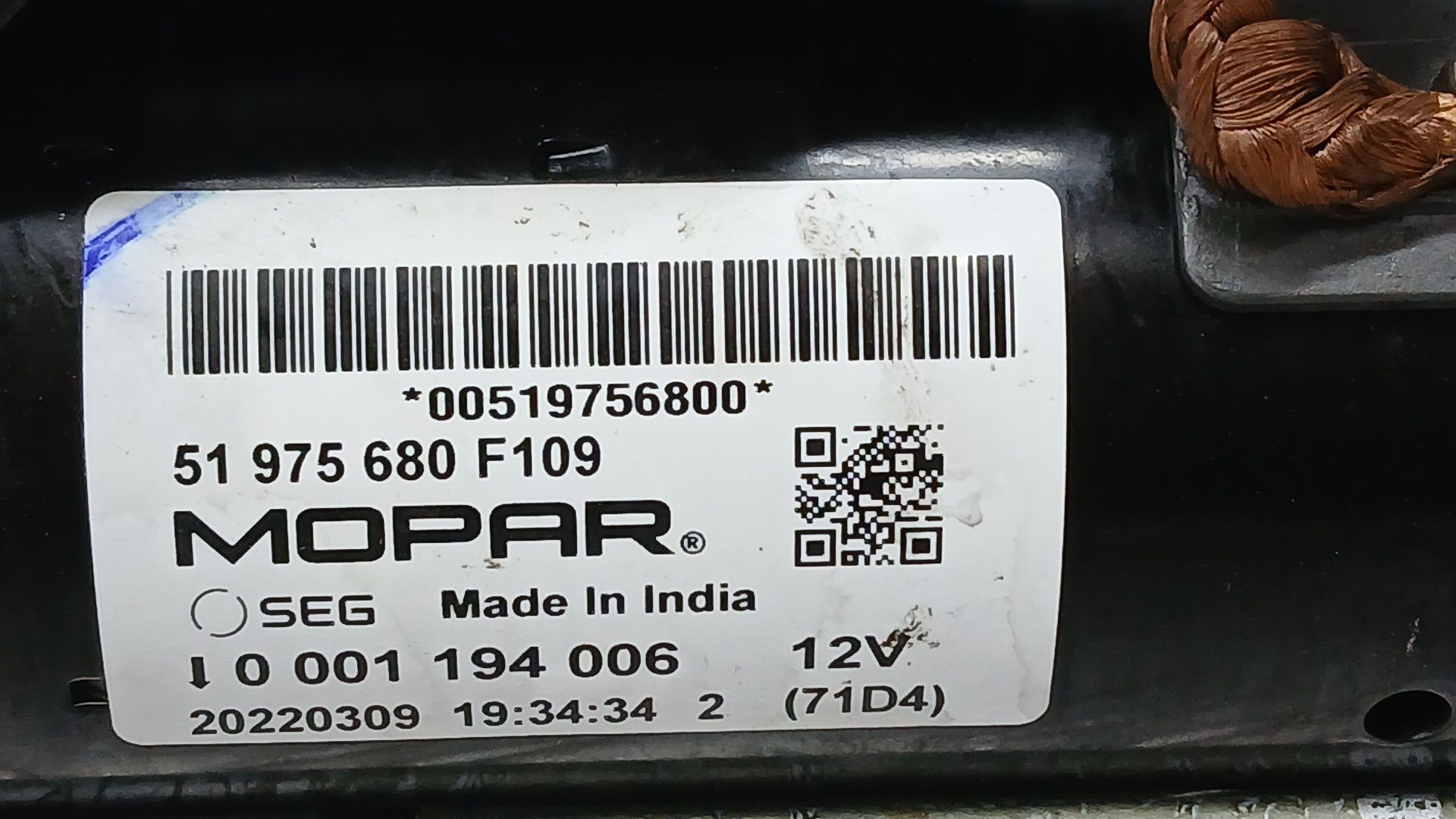 Motor Arranque para Fiat 500 (312_)