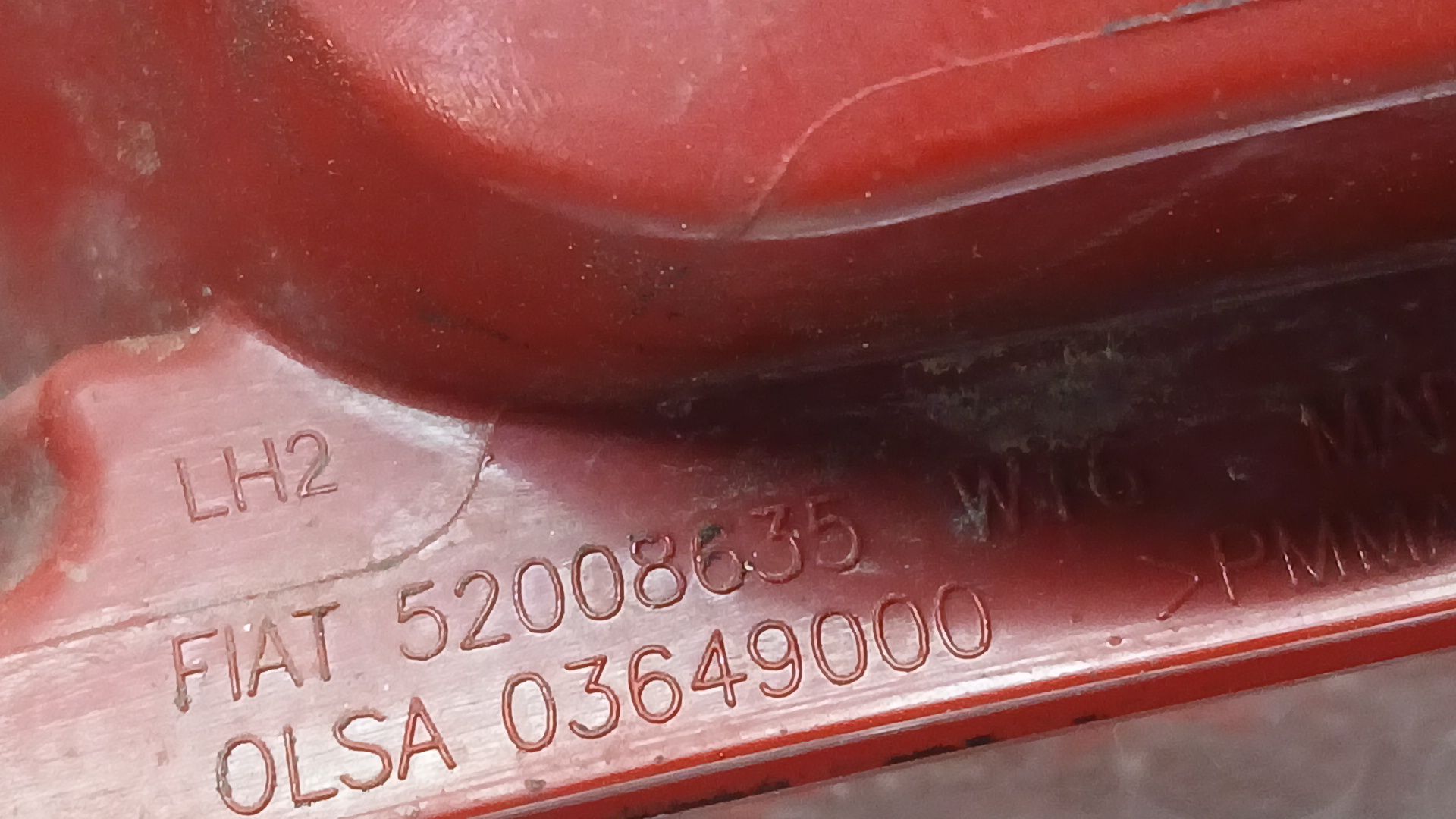 Piloto Trasero Izquierdo Paragolpes para Fiat 500 (312_)