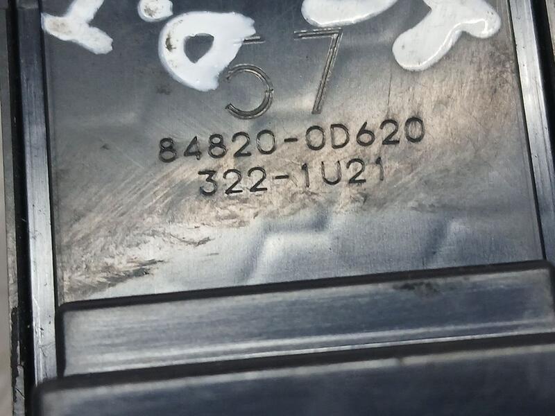 Mando Elevalunas Delantero Izquierdo para Toyota Hilux Viii Pick-Up (_N1_)