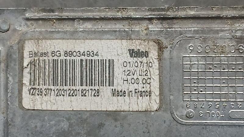 Centralita Faros Xenon para Renault Espace Iv (Jk0)