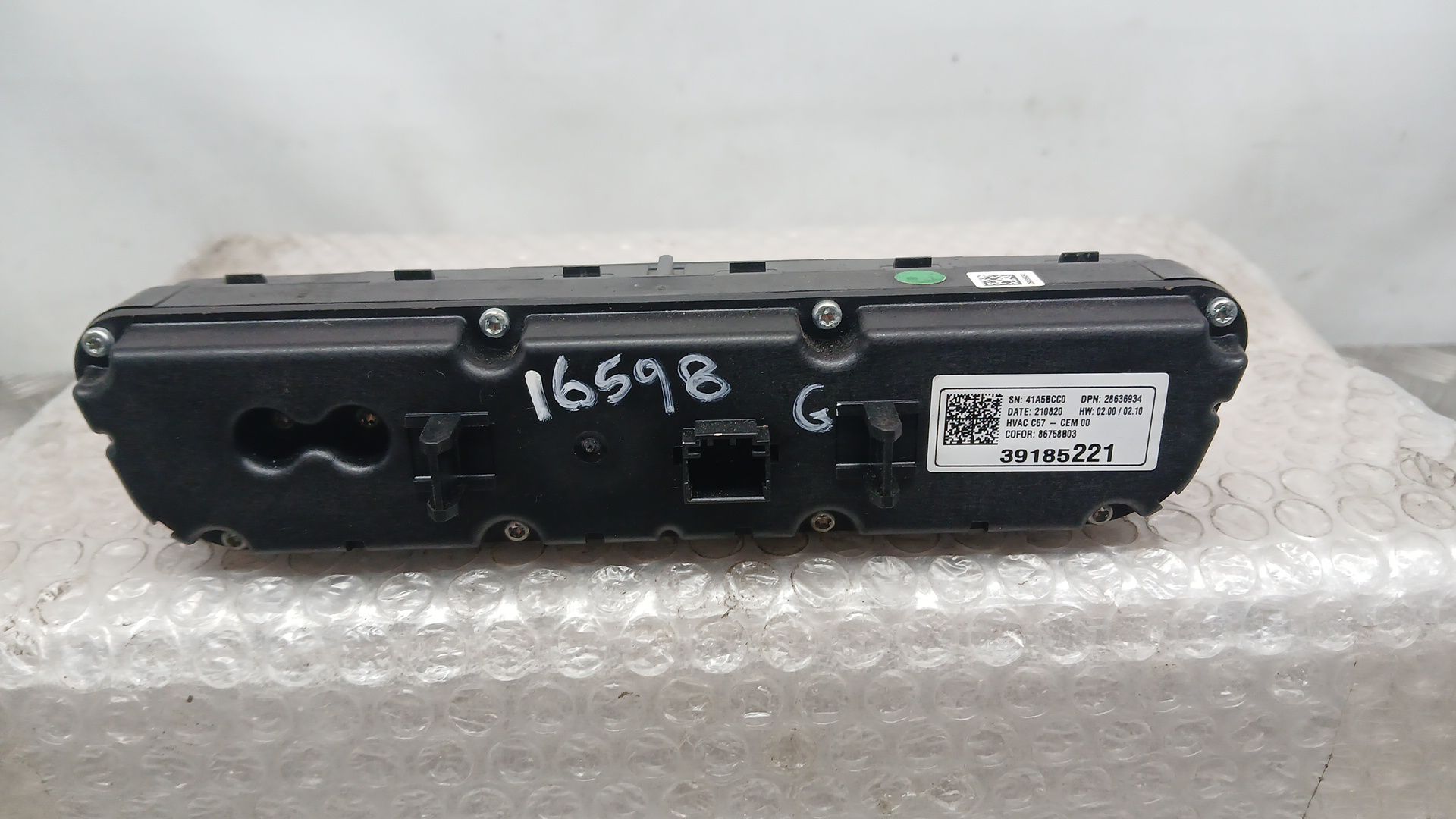 Mando Calefaccion / Aire Acondicionado para Opel Corsa F (P2Jo)