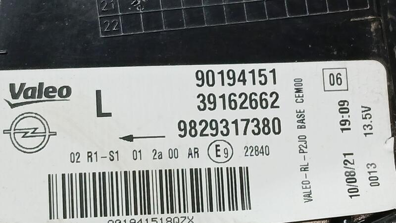 Piloto Trasero Izquierdo Exterior para Opel Corsa F (P2Jo)