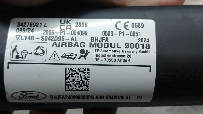 Airbag Cortina Delantero Izquierdo para Ford Kuga Iii (Dfk)