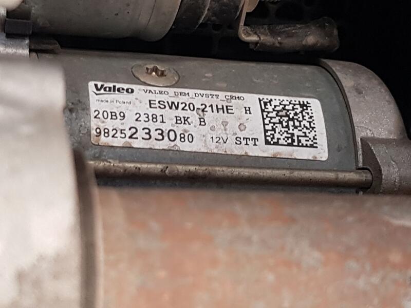 Motor Arranque para Peugeot 2008 I (Cu_)