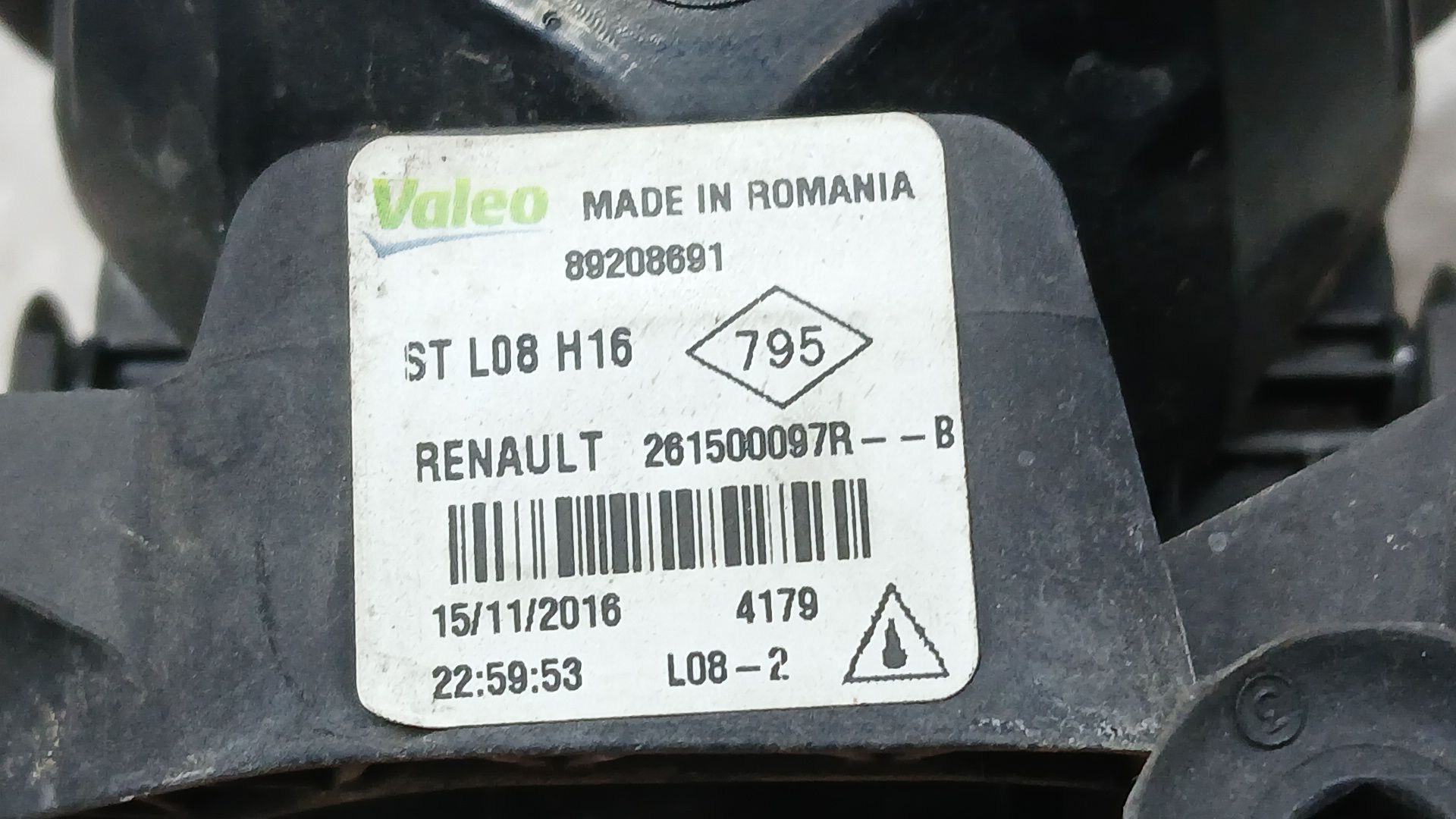 Faro Antiniebla Derecho para Renault Megane Iv Hatchback (B9A/M/N_)
