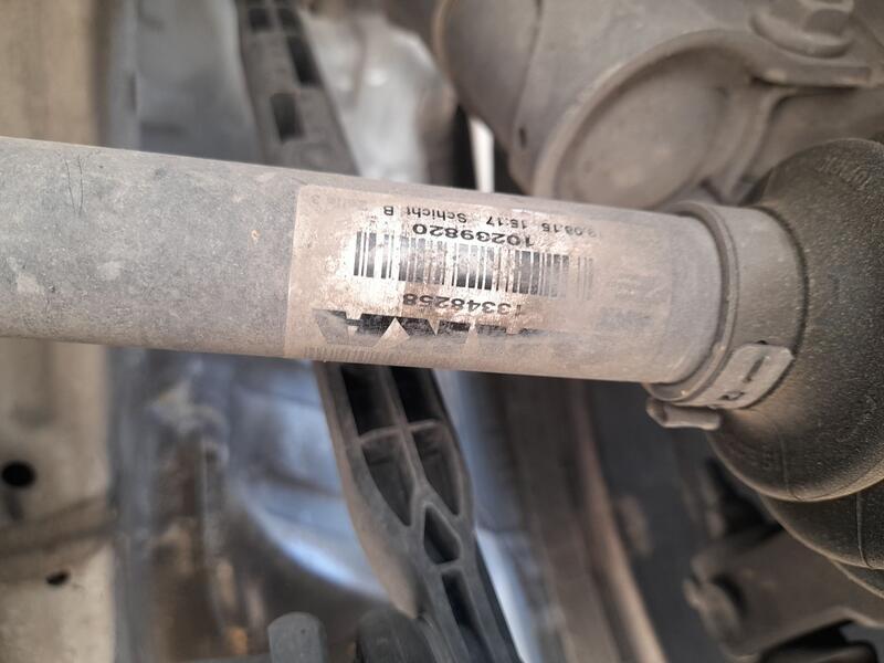 Transmision Delantera Izquierda para Opel Zafira Tourer C (P12)