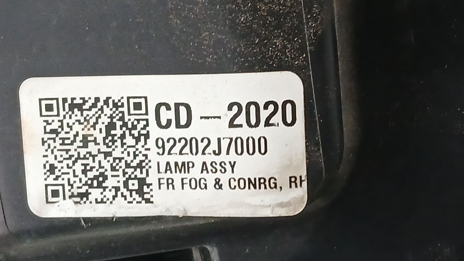 Faro Antiniebla Derecho para Kia Ceed (Cd)