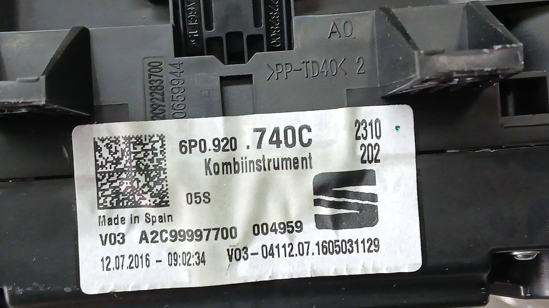Cuadro Instrumentos para Seat Ibiza Iv (6J5, 6P1)