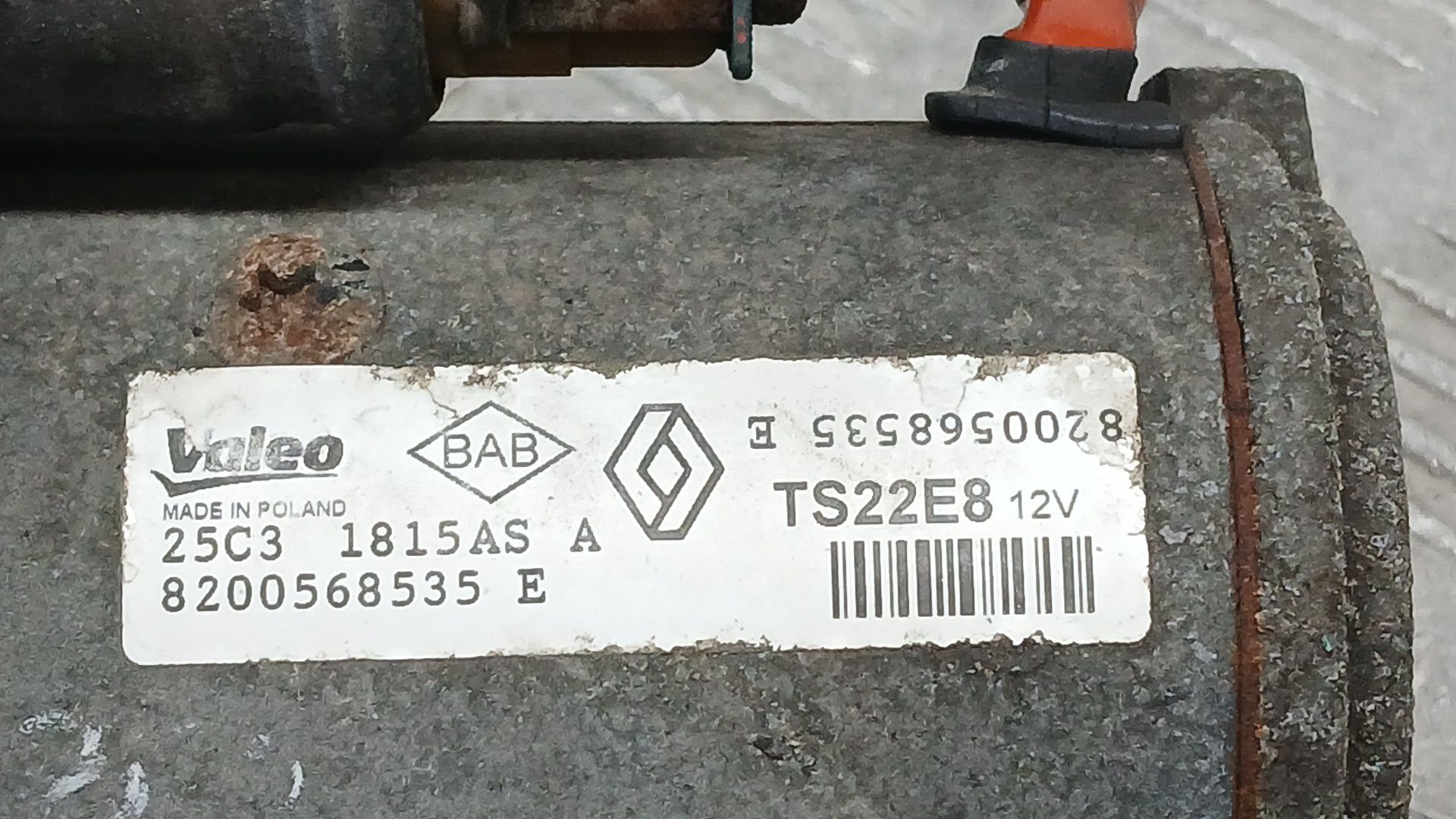 Motor Arranque para Opel Vivaro A Furgoneta (X83)