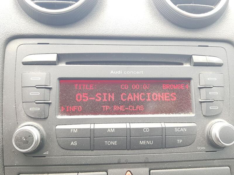 Sistema Audio / Radio Cd para Audi A3 (8P1)