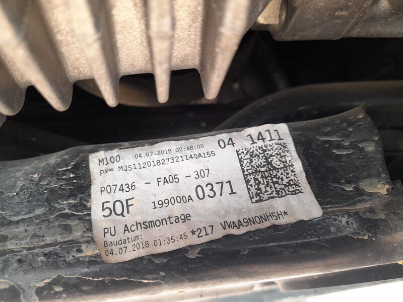 Puente Delantero para Volkswagen Tiguan (Ad1, Ax1)